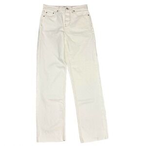 NWT BDG‎ Urban Outfitters Pax High Waist Straight Leg Jeans White Size 29x32